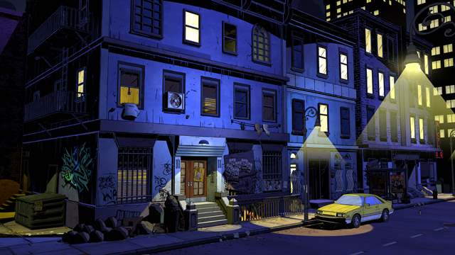 Fabletown environment in Telltale Games' The Wolf Among Us, based on Bill Willingham's FABLES comics