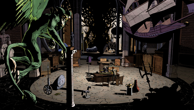 Bufkin / business office in Telltale Games' The Wolf Among Us, based on Bill Willingham's FABLES comics