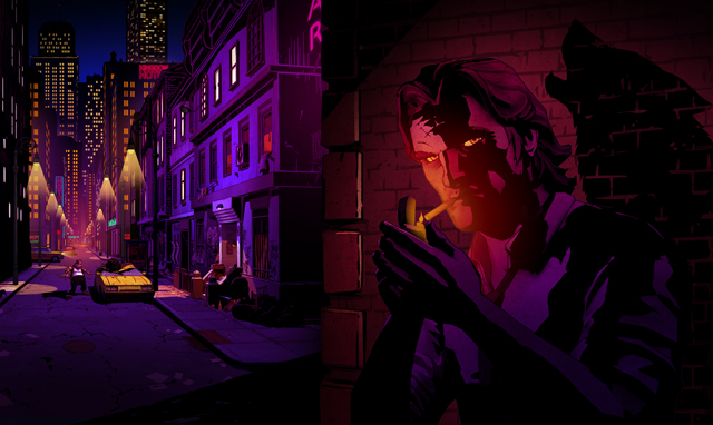 Bigby hero image - Telltale Games' The Wolf Among Us, based on Bill Willingham's FABLES comics