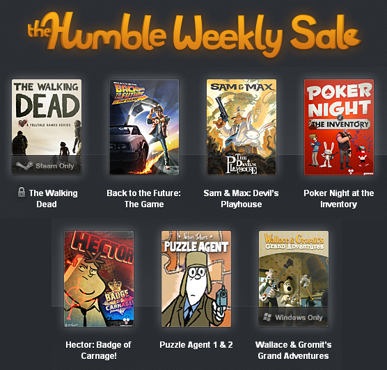 Telltale Games Humble Weekly Sale - The Walking Dead, Back to the Future, Sam & Max and more