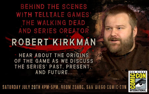 Telltale Games and Robert Kirkman San Diego Comic-Con SDCC panel