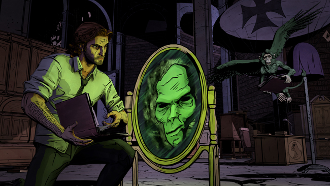 Fables The Wolf Among Us business office Bigby Magic Mirror Bufkin